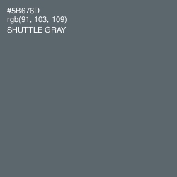 #5B676D - Shuttle Gray Color Image