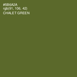 #5B6A2A - Chalet Green Color Image
