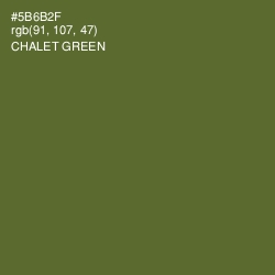 #5B6B2F - Chalet Green Color Image