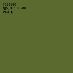 #5B6B30 - Chalet Green Color Image