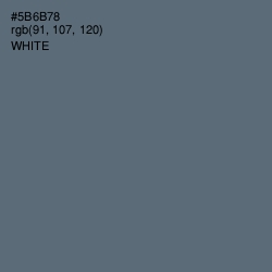 #5B6B78 - Shuttle Gray Color Image