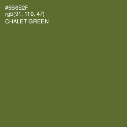 #5B6E2F - Chalet Green Color Image