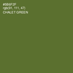 #5B6F2F - Chalet Green Color Image