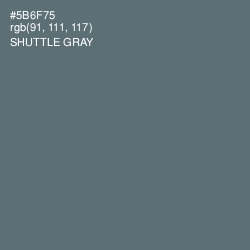 #5B6F75 - Shuttle Gray Color Image