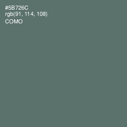 #5B726C - Como Color Image