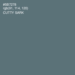 #5B7278 - Cutty Sark Color Image