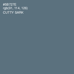 #5B727E - Cutty Sark Color Image