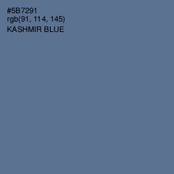 #5B7291 - Kashmir Blue Color Image