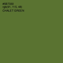 #5B7330 - Chalet Green Color Image