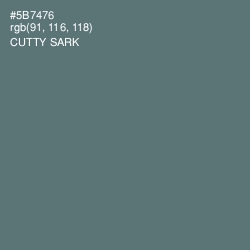 #5B7476 - Cutty Sark Color Image