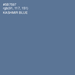 #5B7597 - Kashmir Blue Color Image