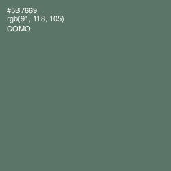 #5B7669 - Como Color Image