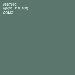 #5B766C - Como Color Image