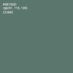 #5B766D - Como Color Image