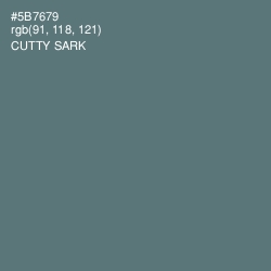 #5B7679 - Cutty Sark Color Image