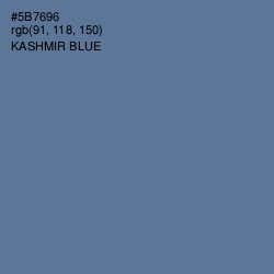 #5B7696 - Kashmir Blue Color Image