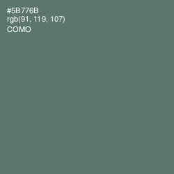 #5B776B - Como Color Image