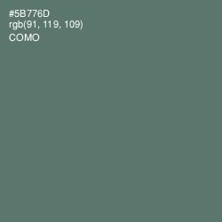 #5B776D - Como Color Image