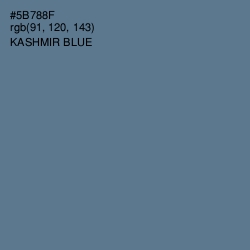 #5B788F - Kashmir Blue Color Image