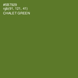 #5B7929 - Chalet Green Color Image