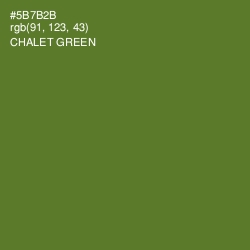 #5B7B2B - Chalet Green Color Image