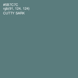 #5B7C7C - Cutty Sark Color Image