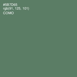 #5B7D65 - Como Color Image
