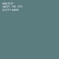 #5B7D7F - Cutty Sark Color Image