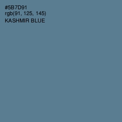 #5B7D91 - Kashmir Blue Color Image