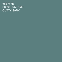 #5B7F7E - Cutty Sark Color Image