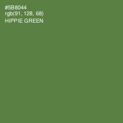 #5B8044 - Hippie Green Color Image