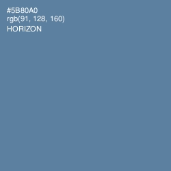 #5B80A0 - Horizon Color Image