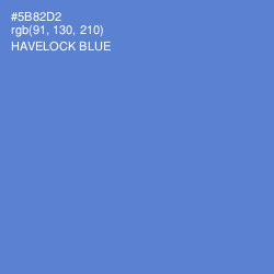 #5B82D2 - Havelock Blue Color Image