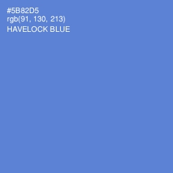 #5B82D5 - Havelock Blue Color Image