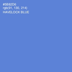 #5B82D6 - Havelock Blue Color Image