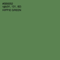 #5B8352 - Hippie Green Color Image