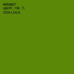 #5B8807 - Vida Loca Color Image