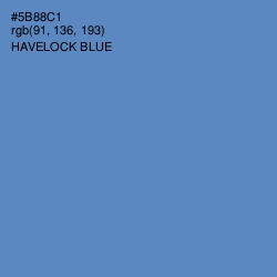 #5B88C1 - Havelock Blue Color Image