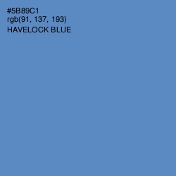 #5B89C1 - Havelock Blue Color Image