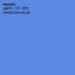 #5B89E1 - Havelock Blue Color Image