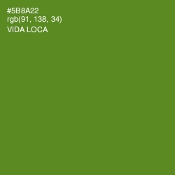 #5B8A22 - Vida Loca Color Image