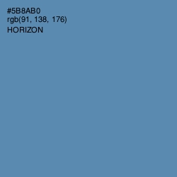 #5B8AB0 - Horizon Color Image