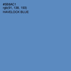 #5B8AC1 - Havelock Blue Color Image