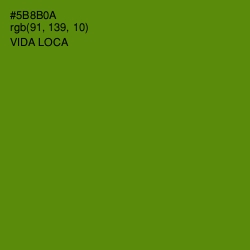 #5B8B0A - Vida Loca Color Image