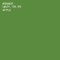 #5B8B3F - Apple Color Image