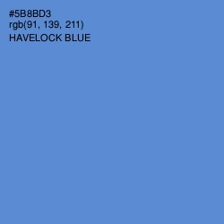 #5B8BD3 - Havelock Blue Color Image