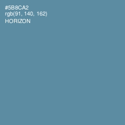 #5B8CA2 - Horizon Color Image