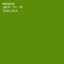 #5B8D0A - Vida Loca Color Image