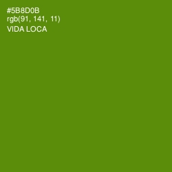 #5B8D0B - Vida Loca Color Image