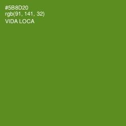 #5B8D20 - Vida Loca Color Image